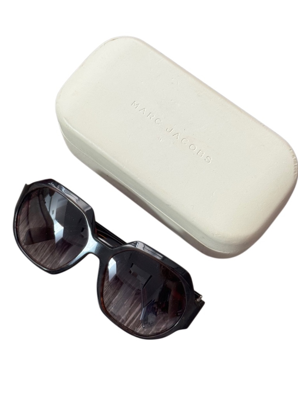 Vintage Marc Jacobs Rachel Oversized Sunglasses Tortoise Brown Made in Italy